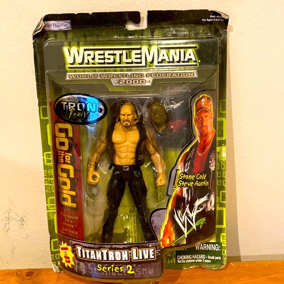 Wrestlemania  World Wrestling Federation 2000 Stone Cold Steve Austin Figure NIP - Picture 1 of 10